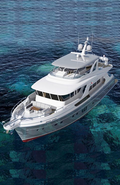 small ocean going motor yachts