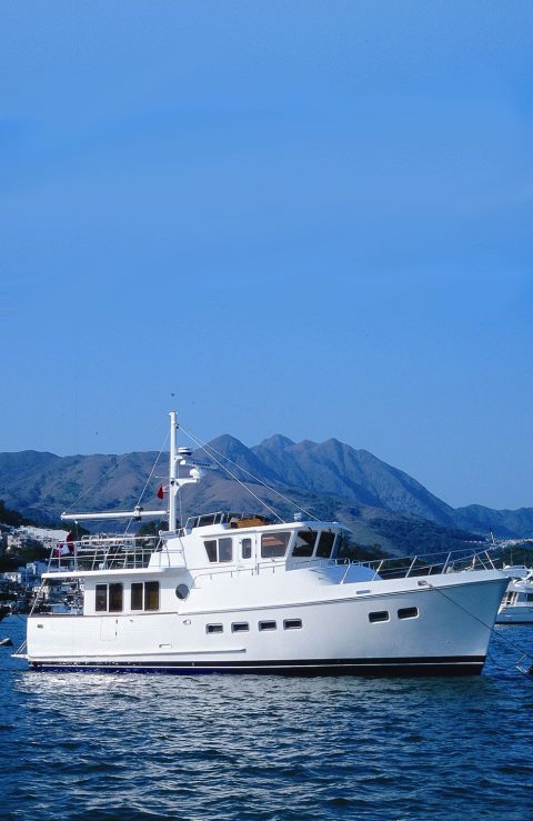 motor yacht ocean crossing