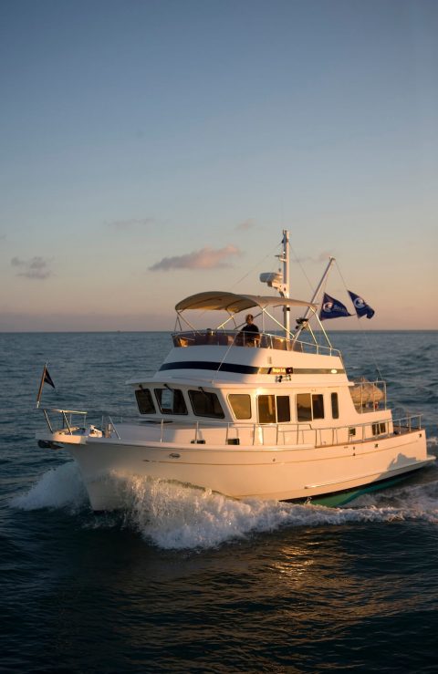 motor yacht ocean crossing