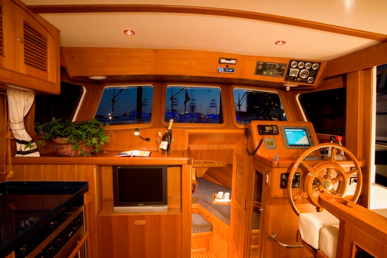 Pin by Erin Passmore on 95 Rinker Fiesta Vee Cruiser  Boat interior Boat  interior design Boat decor