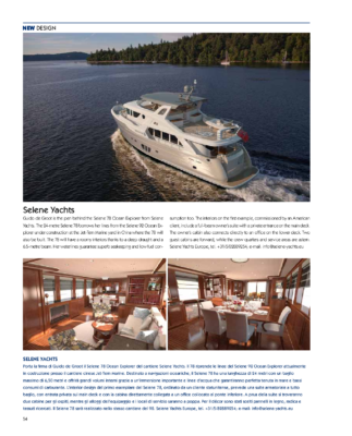 Selene 78 Yacht Desing 2013