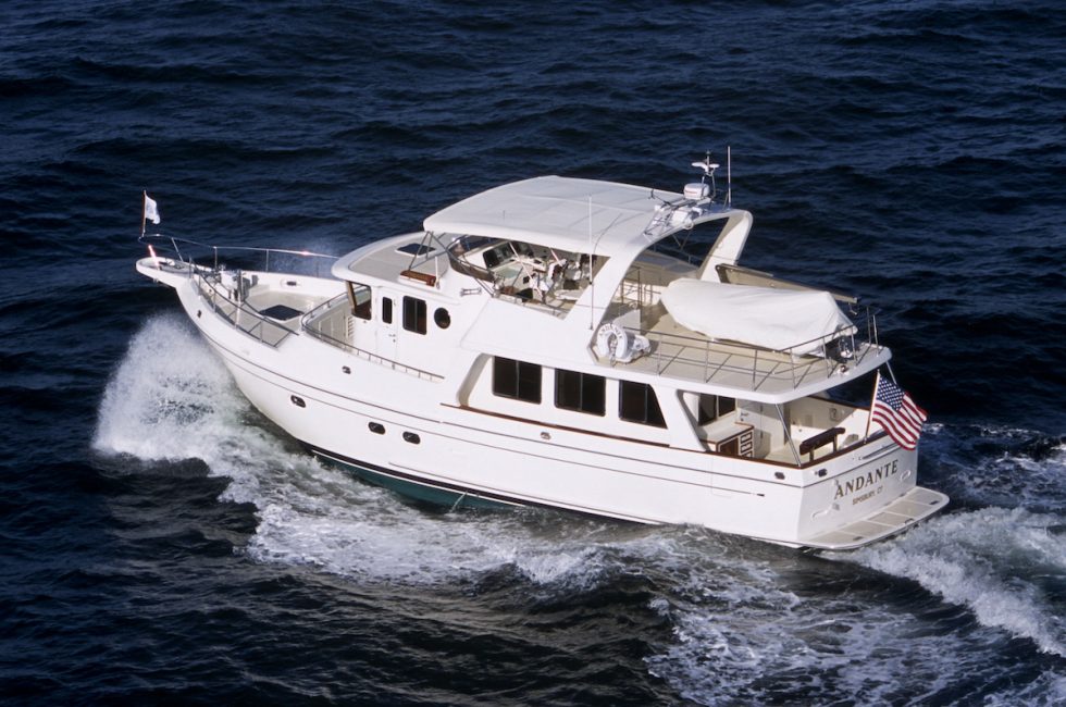 45 foot trawler yacht