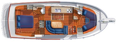 cabin cruiser or yacht
