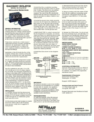 Galvanic Isolator GI-30 & GI 50GI