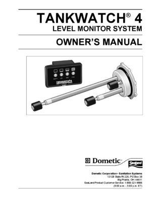 Tankwatch 4 level monitor system
